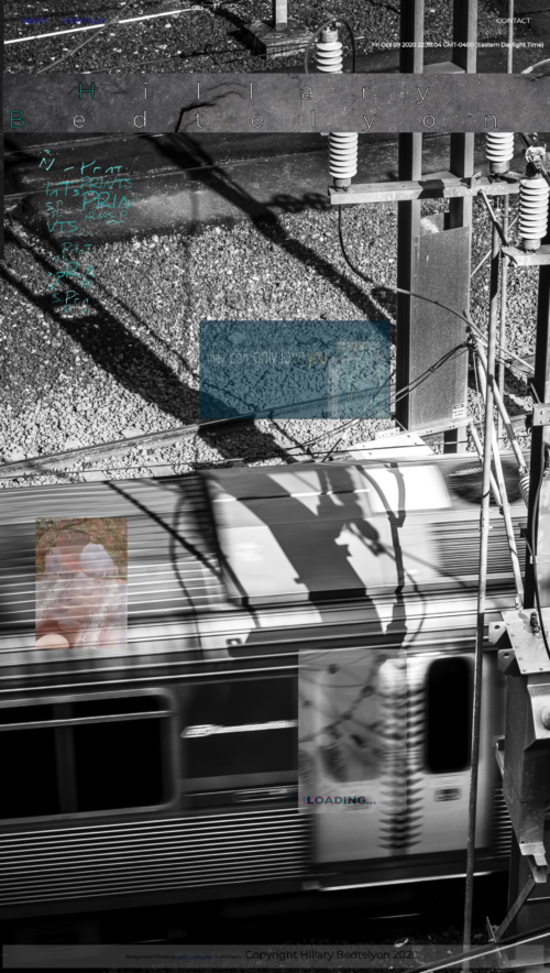 - Experimental Artist Website -
